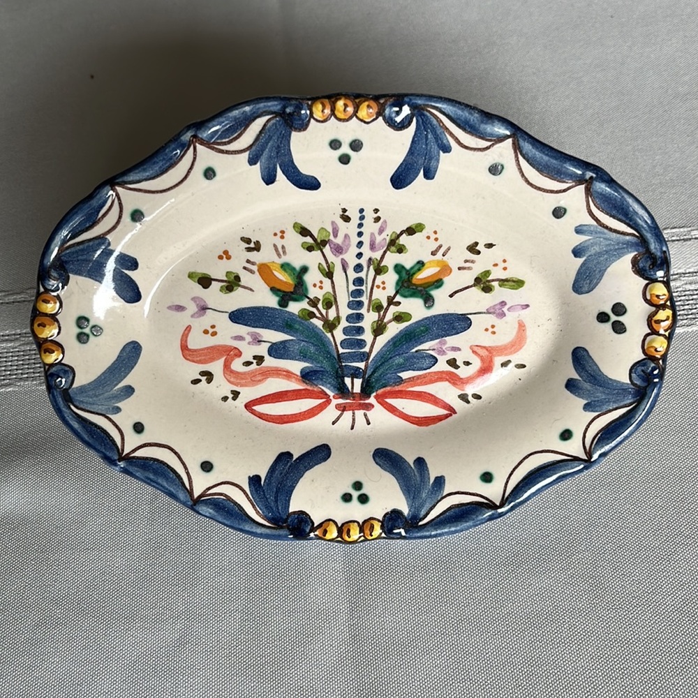 Blue and Copper Cobalto y Cobre Dish, Spain